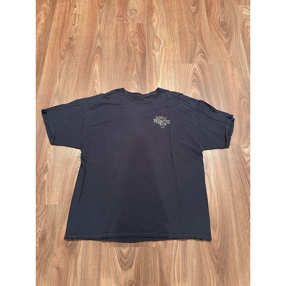 Champion Nashville Predators NHL Black T-Shirt Men's Size 2XL‎